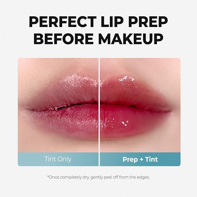 Laka Soothing Prep Lip Mask, Cooling Peel Off Korean Lip Mask, Gentle Exfoliator - Image 7