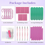 TADOPRO Press On Nail Tool Kit, Disposable Nail Prep Kit - Image 5