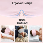 LOVE EYE Dual Side Sleep Mask, Ice Silk Eye Sleeping Mask & Blindfold - Image 7