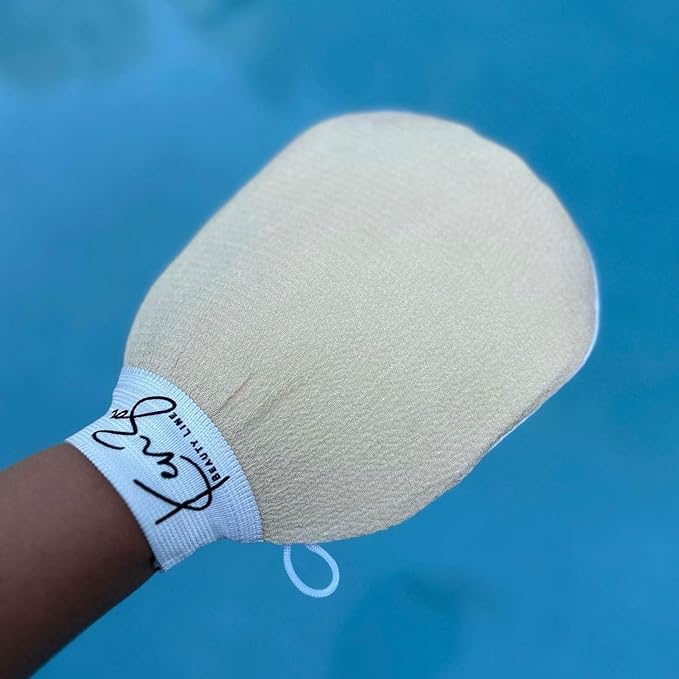 Deep Exfoliating Gloves for Shower Naturally Exfoliate Away Dead Skin, - Image 4