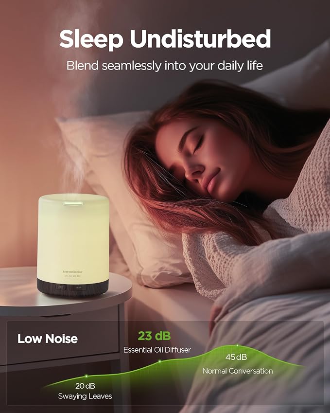 InnoGear 300ML Essential Oil Diffuser, Premium 5-in-1 Ultrasonic Aromatherapy - Image 7