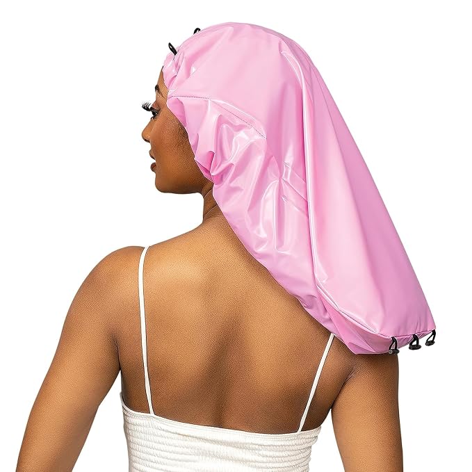 Esha Girl - Shower Cap for Extra Long Hair, Twists – Waterproof – Snug Fit - Image 3