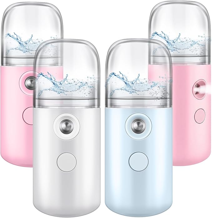 Mudder 4 Pcs Nano Facial Mister Handy Nano Mist Sprayer 30ml Visual Water Tank by Mudder