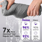 Umisleep Extra Large Microfiber Hair Towel - Image 6