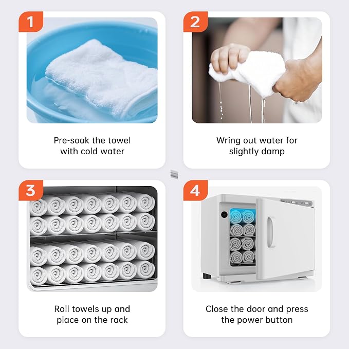 Hot Towel Warmer for Spa, 2-in-1 Thermostatic Towel Heater, 23L Large Capacity - Image 6