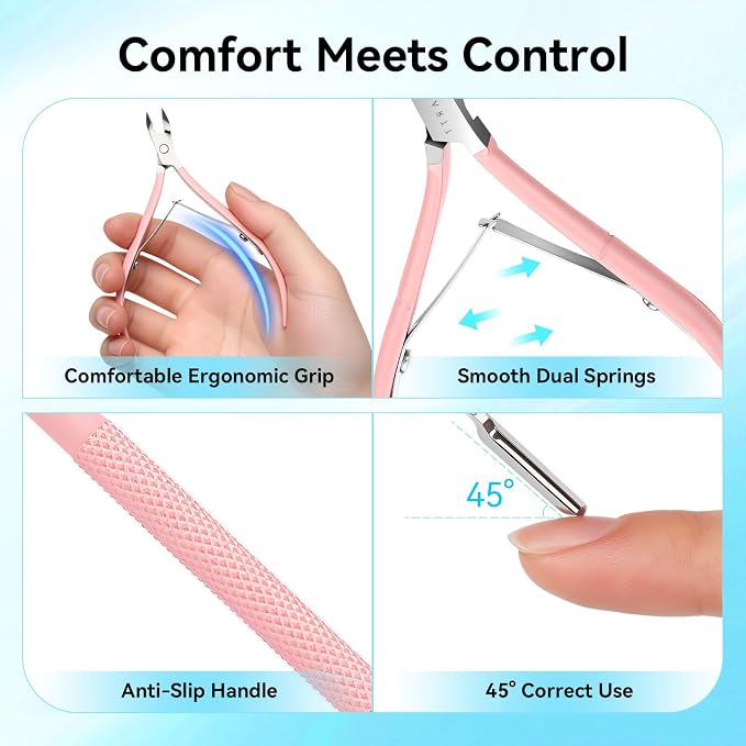 Makartt Cuticle Trimmer with Cuticle Pusher - Image 4