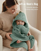 Blissful Diary Muslin Baby Hooded Towel, Soft and Absorbent Bath Towel - Image 3