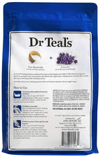 Dr Teal's Epsom Salt Bath Soaking Solution, Eucalyptus and Lavender, 3lb Bags - Image 3