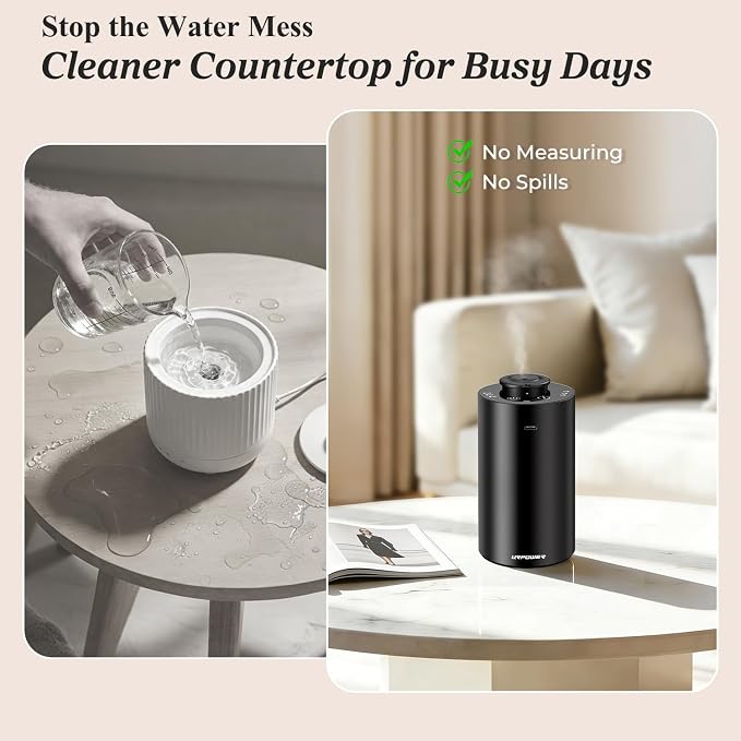 URPOWER Waterless Essential Oil Diffuser: No Water Needed Battery Operated - Image 5
