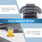 CO-Z Inflatable Bathtub With Electric Air Pump, Portable Tub With Blow Up Bath - Image 6