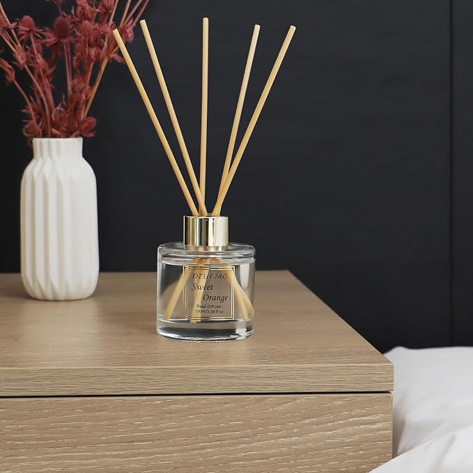 100ml Scent Diffuser with 6 Fiber Sticks, 3.5 oz Reed Diffuser Set Aromatherapy - Image 2