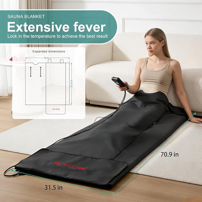 Infrared Sauna Blanket –Low EMF Safe - Image 2