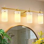 SOLFART Bathroom Light Fixtures, 4 Light Vanity Lights by SOLFART