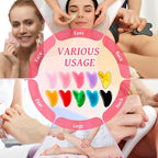100 Pcs Gua Sha Facial Tools Bulk Resin Gua Sha Massage Tool Heart Shaped - Image 7