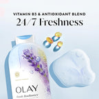 Olay Body Wash for Women, Fresh Radiance, 24/7 Skin-Loving Freshness, Visibly - Image 3