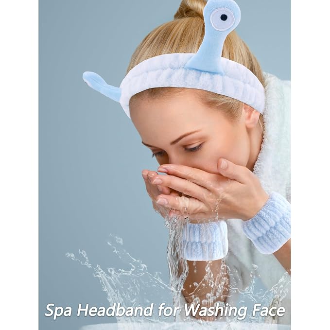 VELSCRUN Spa Headband, Makeup Face Wash Skincare Headbands, Stuff - Image 2