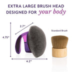 Westmore Beauty Blend & Blur Body Kabuki Brush & Self Tanner Brush - Image 7