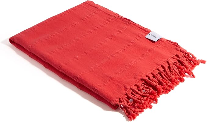 InfuseZen Stonewashed Turkish Bath & Beach Towel –100% Organic Turkish Cotton by InfuseZen