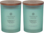 Chesapeake Bay Balance + Harmony Scented Candles Water Lily Pear Fragrance by ChesapeakeBayFragrance