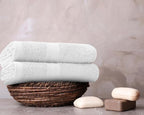 Avalon Towels Bath Towels for Bathroom 100% Cotton White Bathroom Towels Pack - Image 2