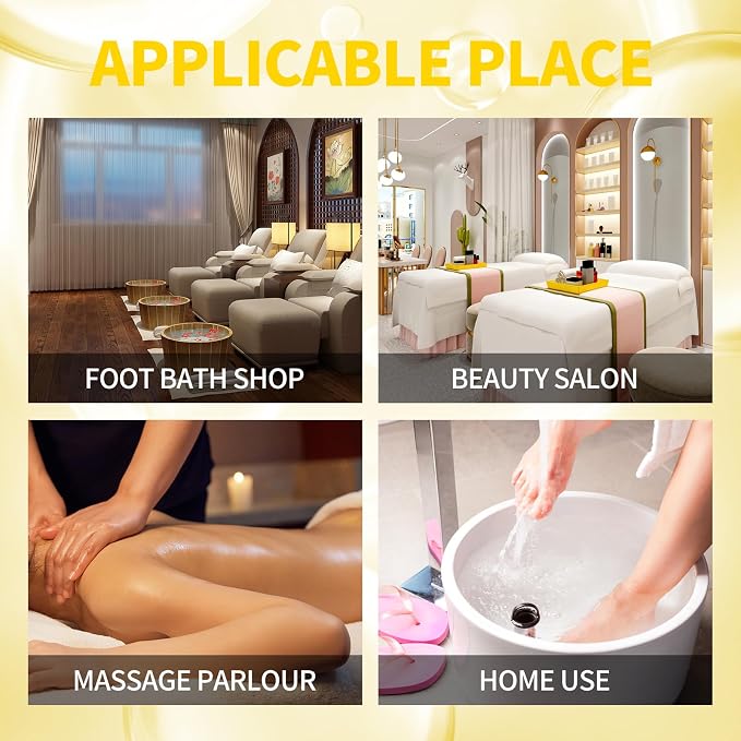 Pedicure Kit Foot Soak Set: Bubble Salt, Sugar Scrub, Massage Mask, Massage - Image 8