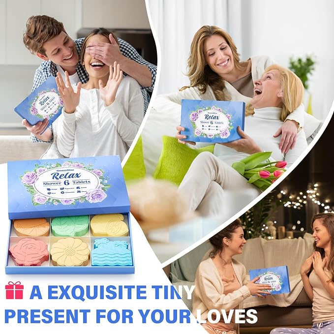 SeasonBliss Shower Steamers 6 Pack Shower Bombs - Image 6