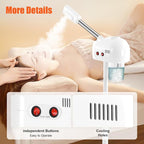 Professional Ozone Facial Steamer on Wheels, Adjustable Height, 360° Rotatable - Image 7