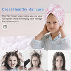 Unicorn Castle Microfiber Hair Towel - Image 4
