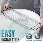 TAILI Bathtub Tray Table for Luxury Bath, Expandable Extra Wide Bthtub Caddy - Image 9