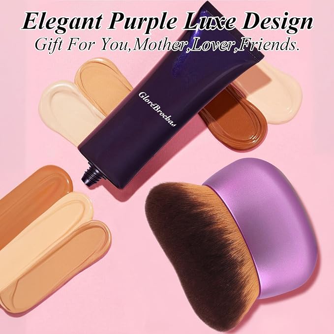 75MM Extra Large Self Tanner Kabuki Makeup Brush – Ultra Soft Dense Vegan - Image 7