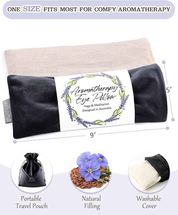 Lavender Eye Pillow for Relaxation, Sleep – Weighted Eye Mask for Headache - Image 7