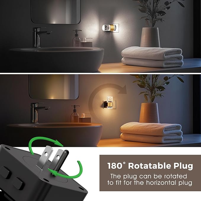 Night Lights Plug into Wall, Dimmable Night Light - Image 5