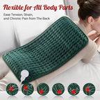 Heating Pad for Back Neck Shoulder Pain Relief and Period Cramps, Large Heating - Image 9