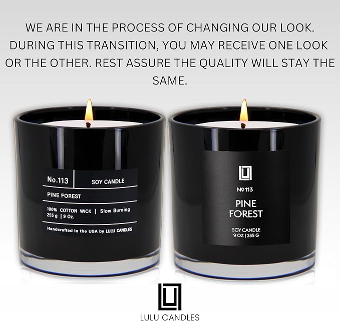 Lulu Candles | Pine Forest | Smells Like Balsam Fir & Needles | Luxury Scented - Image 2