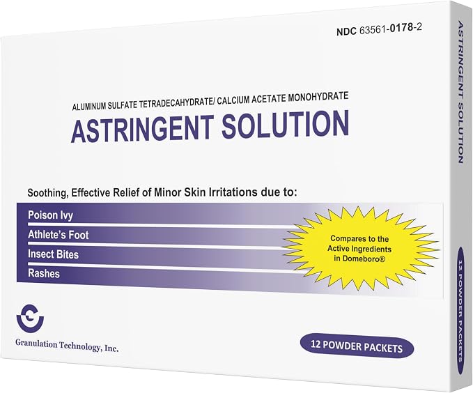 Generic Astringent Solution Medicated Soak Rash Relief by Unknown