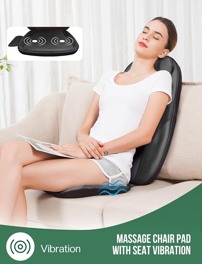 Snailax Back Massager with Heat, Gifts - Image 5