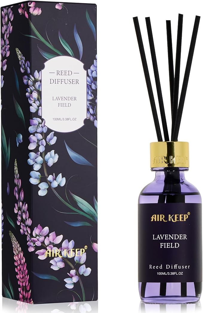 Airkeep Reed Diffuser Set, 3.38 fl oz by Airkeep
