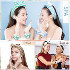 Janmini 36 Pcs Spa Headband and Wristbands Set - Image 6