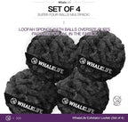 Loofah Sponge Bath Sponge for Women Men 4 Pack - Image 5