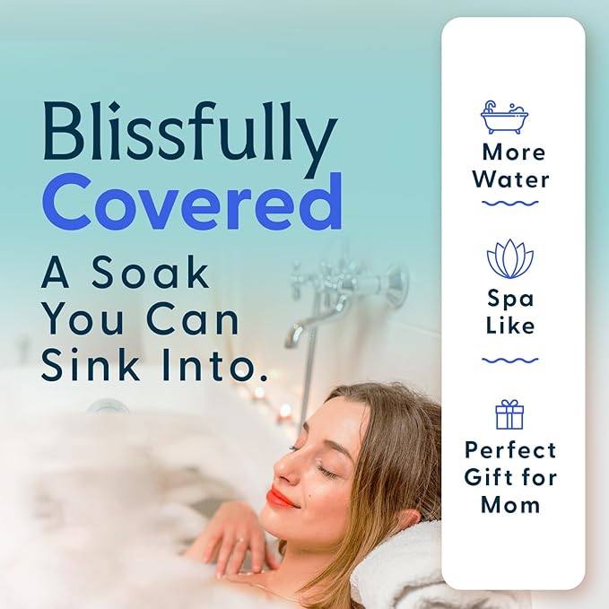 SlipX Solutions Bottomless Bath, Essential Overflow Drain Cover - Image 6