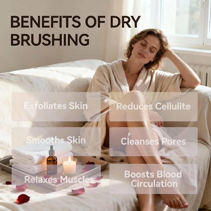 SURDOCA Dry Brushing Body Brush - Image 3