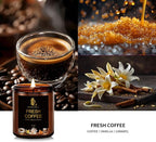 Fresh Coffee Candles, Coffee Scented Candle, Natural Soy Candles - Image 2