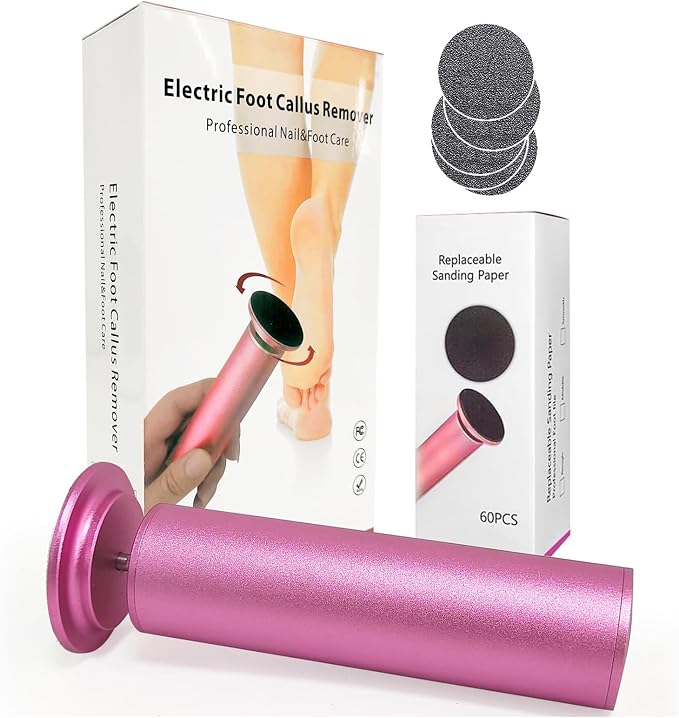 Electric Foot Callus Remover, Adjustable Foot Speed, Professional Foot Repair by Unknown