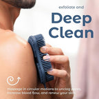 MainBasics Silicone Body Scrubber Dual-Sided Shower Loofah and Exfoliator - Image 5