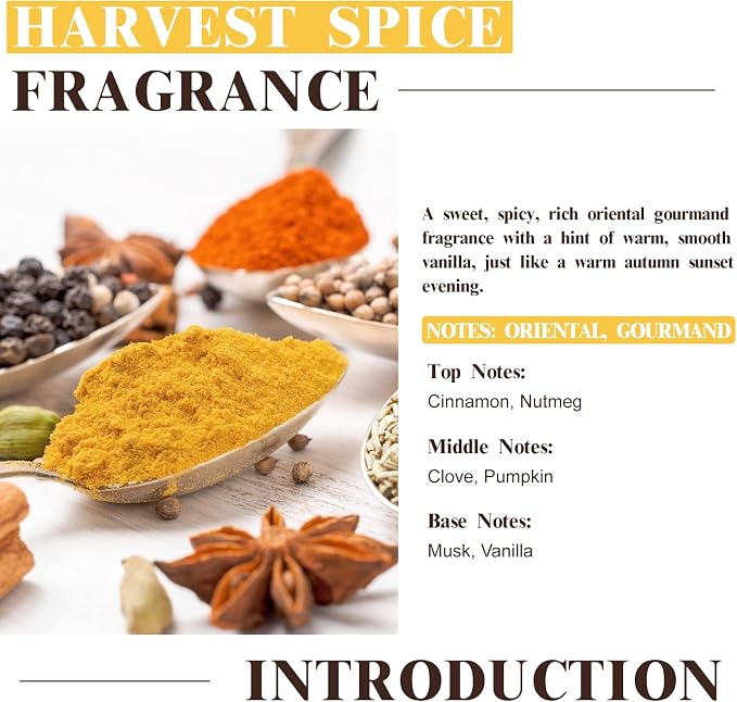 EUQEE Harvest Spice Fragrance Oil, Premium Fragrance Essential Oils - Image 3
