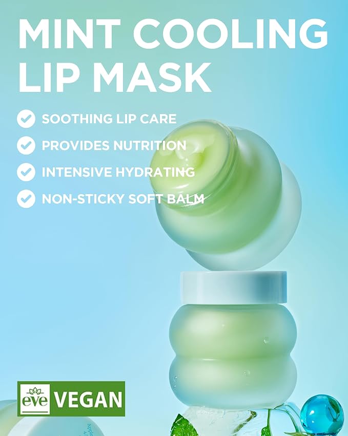 TOCOBO Mint Cooling Lip Mask – Cooling Relief Lip Sleeping Mask - Image 2