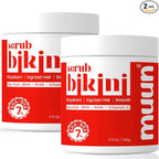 Bikini Area Exfoliator Pack 2-2% Kojic Acid Vitamin C & 7% AHA/BHA Even Skin by MuunCare