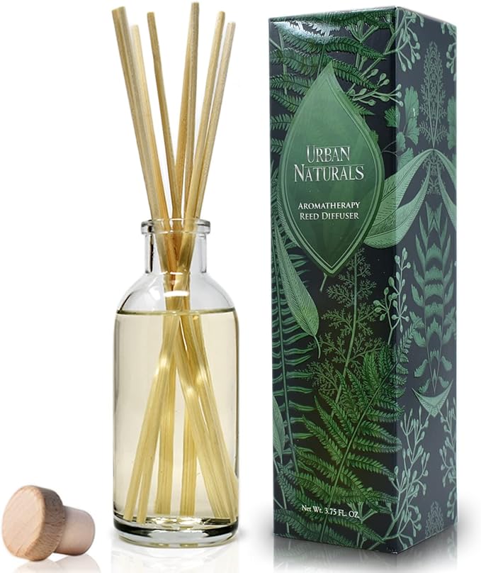 Urban Naturals Vanilla Lime Reed Diffuser Set | Made by UrbanNaturals