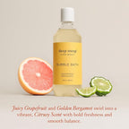 Deep Steep Bubble Bath, Grapefruit Bergamot, 10 oz – Soothing Soak - Image 4