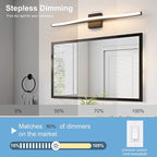 Modern Bathroom Vanity Light 32 inch, Dimmable 5CCT Led Bathroom Light Fixture - Image 3